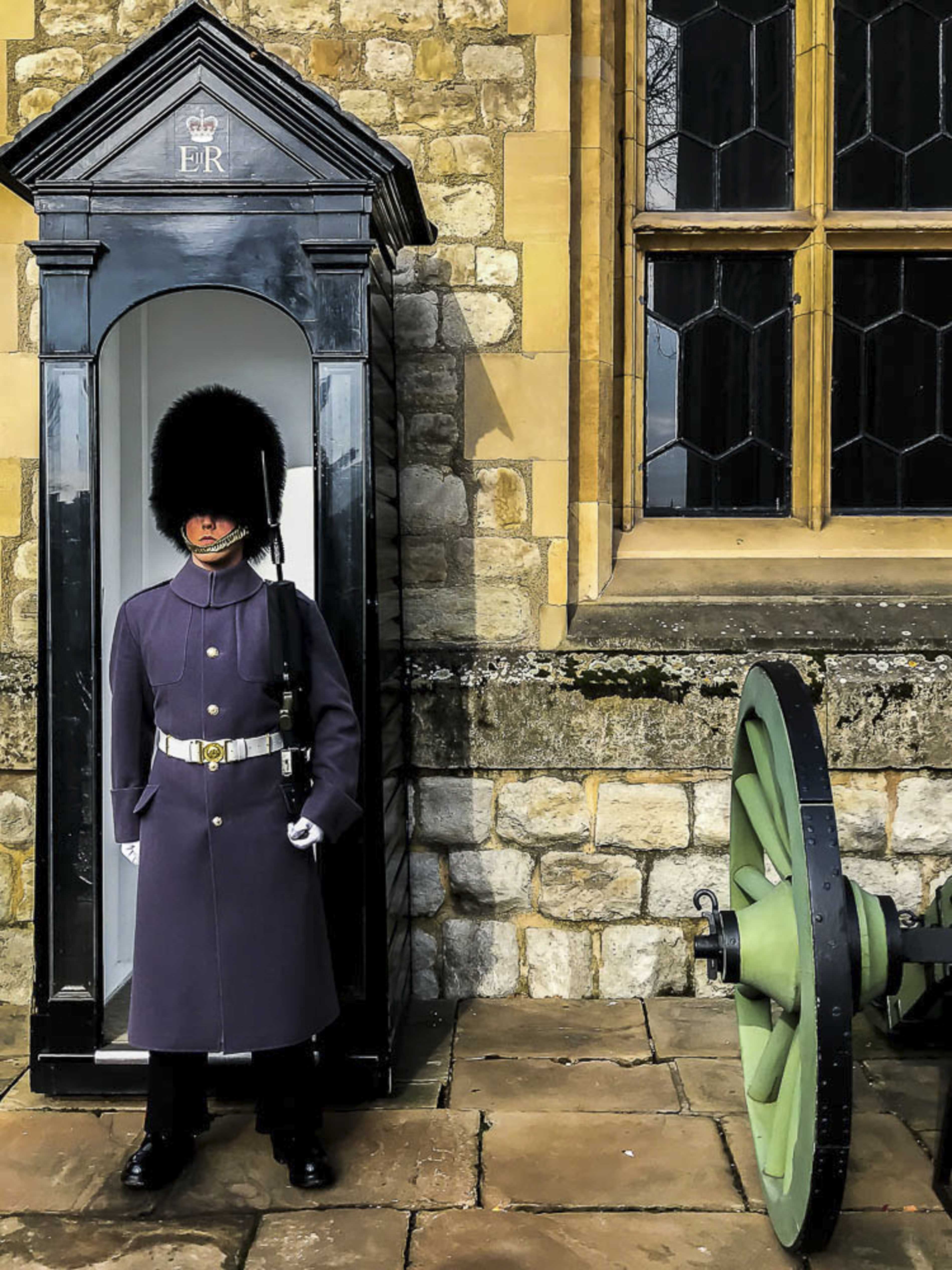 King's Guard on duty at the Tower of London