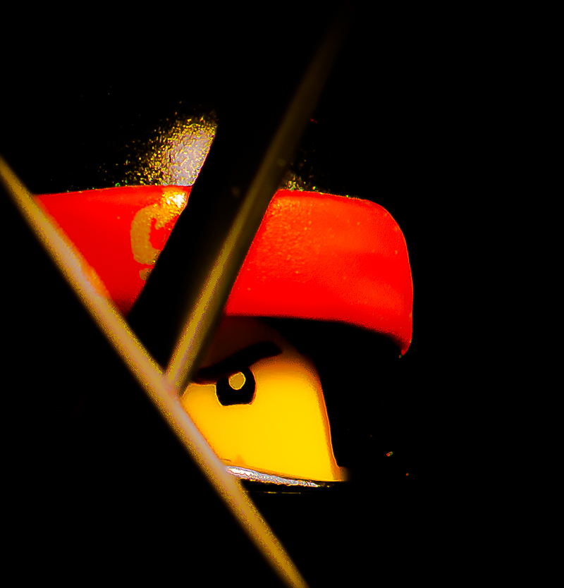 LEGO minifigure test shot — exploring macro photography with a tiny subject