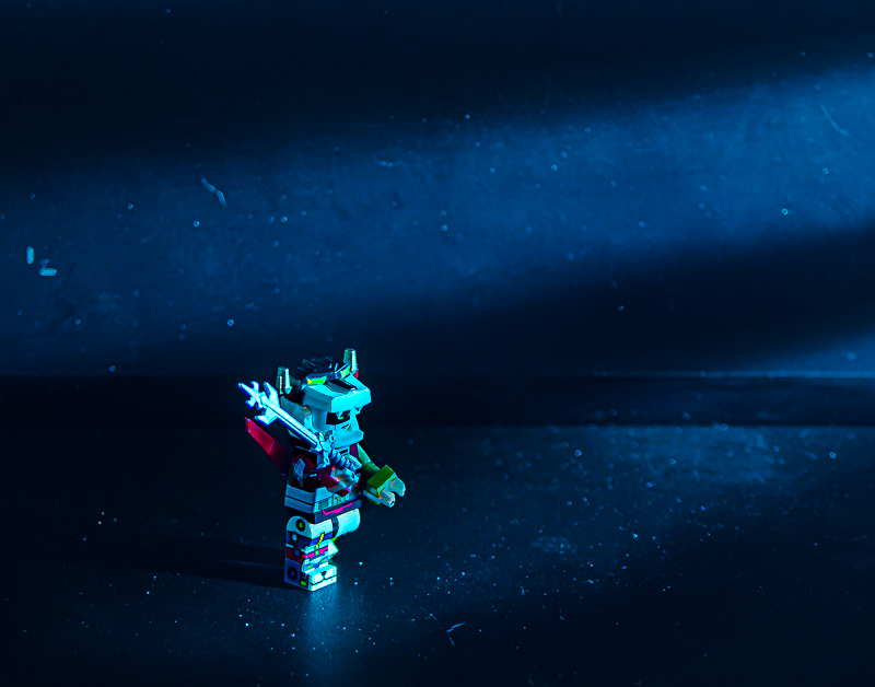 LEGO scene composition — testing angles and storytelling in miniature