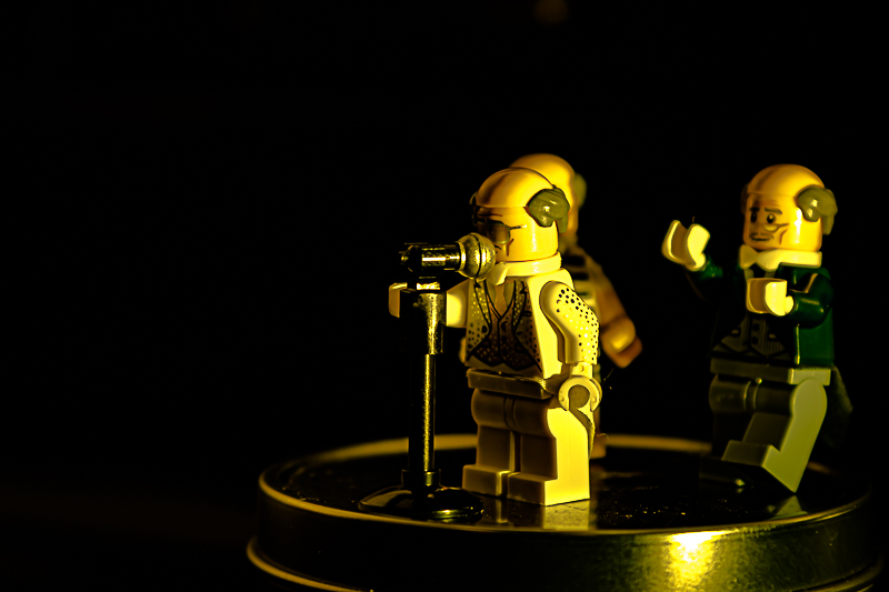 LEGO detail shot — studs and surfaces become graphic elements up close