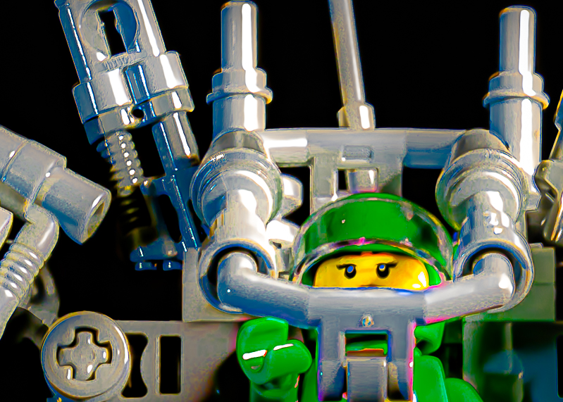 LEGO Fallout build — post-apocalyptic scene in plastic