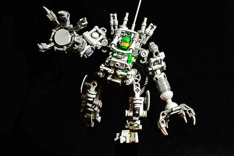 LEGO Fallout armour detail — faithful recreation in brick
