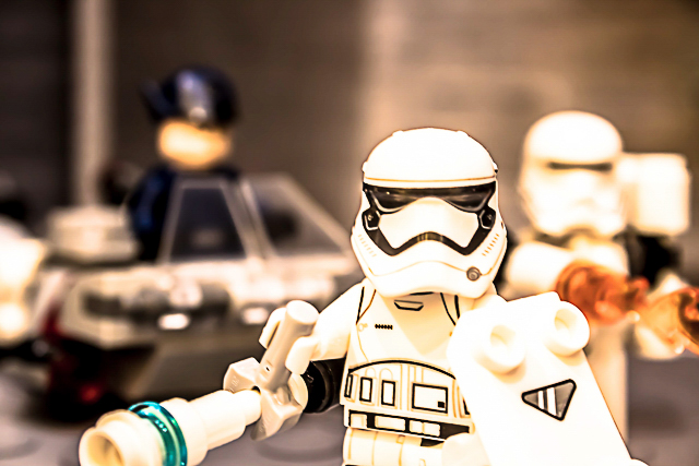 LEGO First Order Stormtroopers diorama — Star Wars in miniature