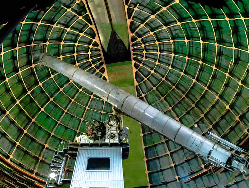 The Great Refractor telescope tube — over 130 years of continuous use