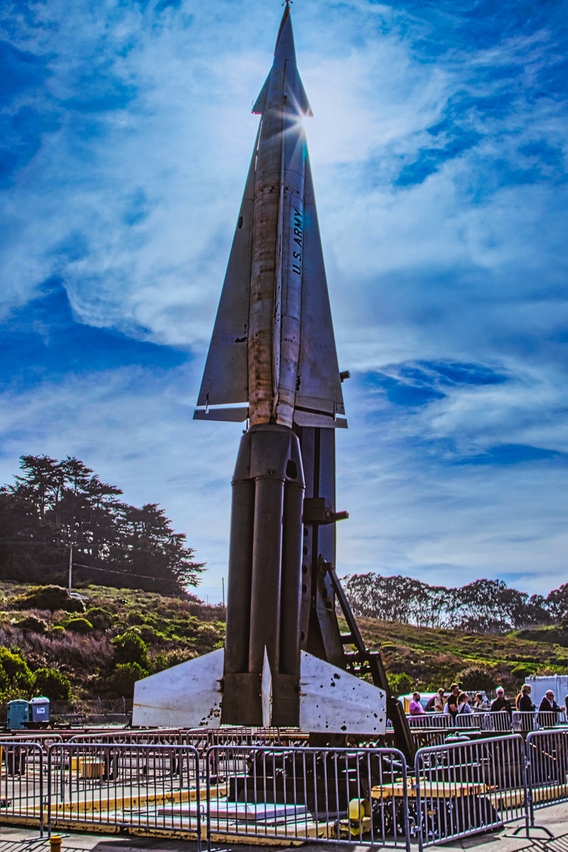 Underground missile magazine — Nike missiles stored below grade, ready to raise