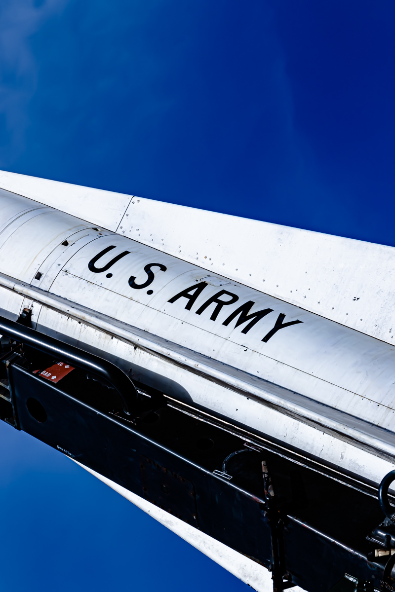 Nike Hercules missile on display — the second-generation nuclear-capable interceptor