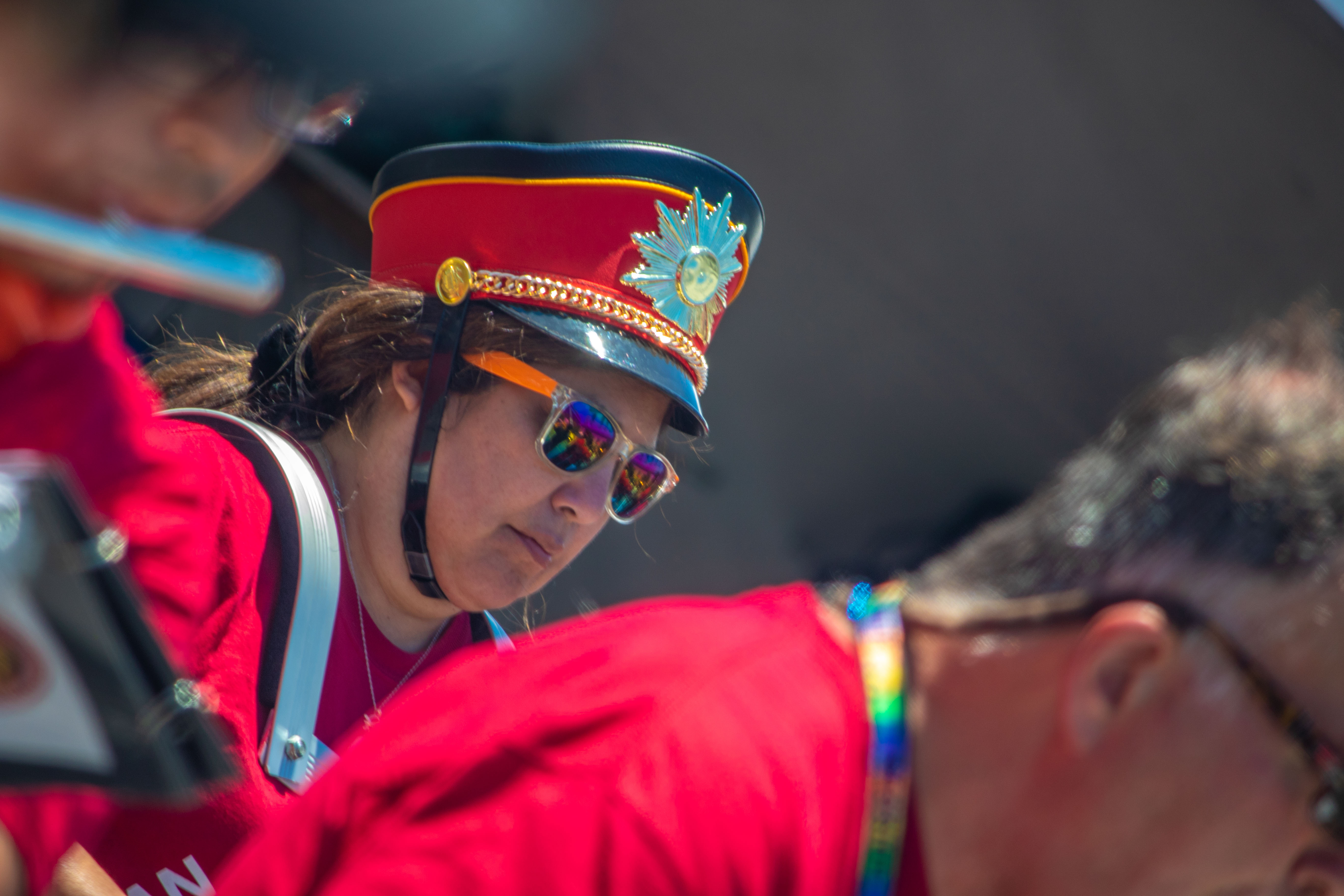SF Gay Pride Parade — Freedom Band mid-performance