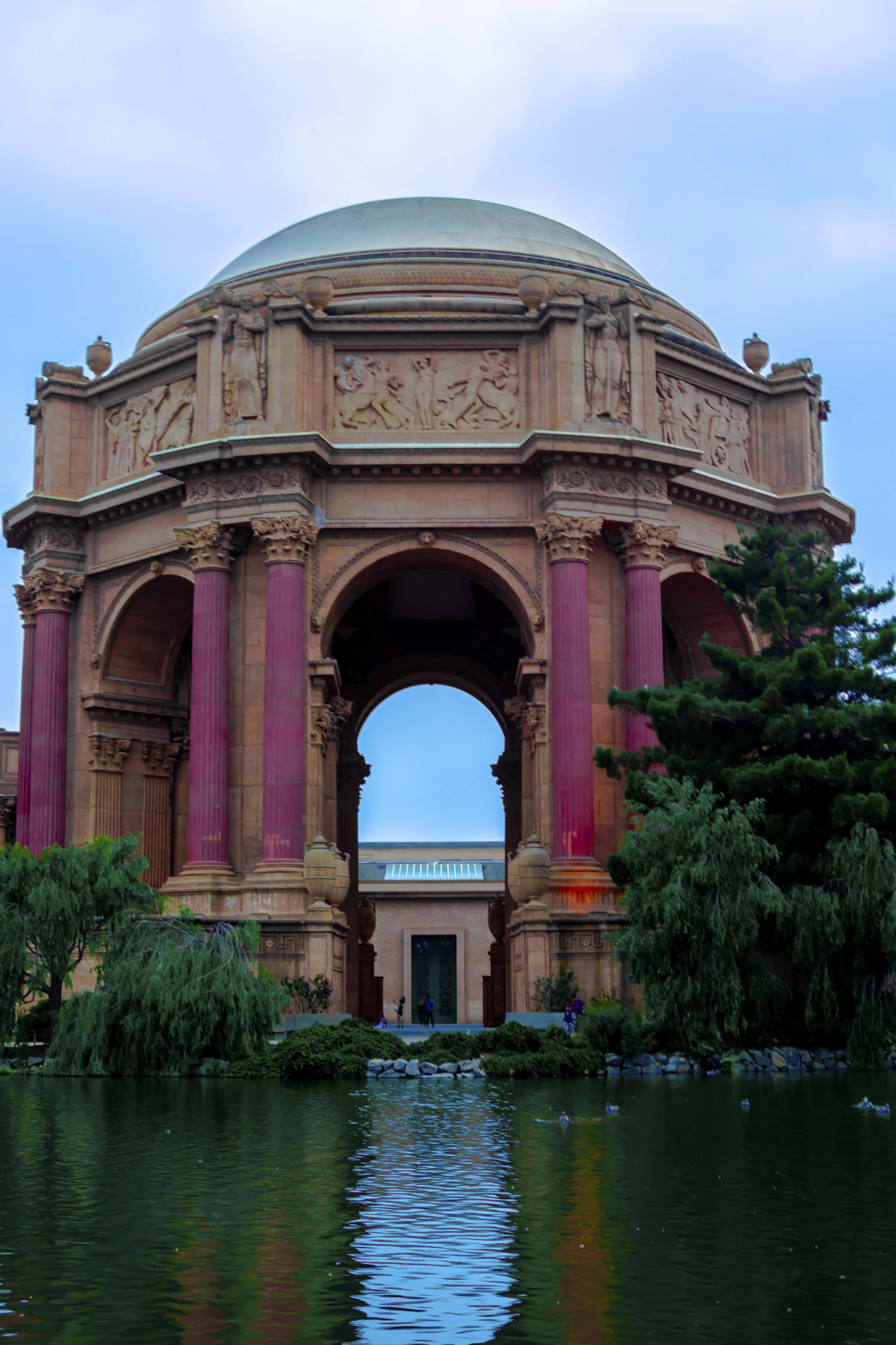 Palace of Fine Arts reflected in the lagoon