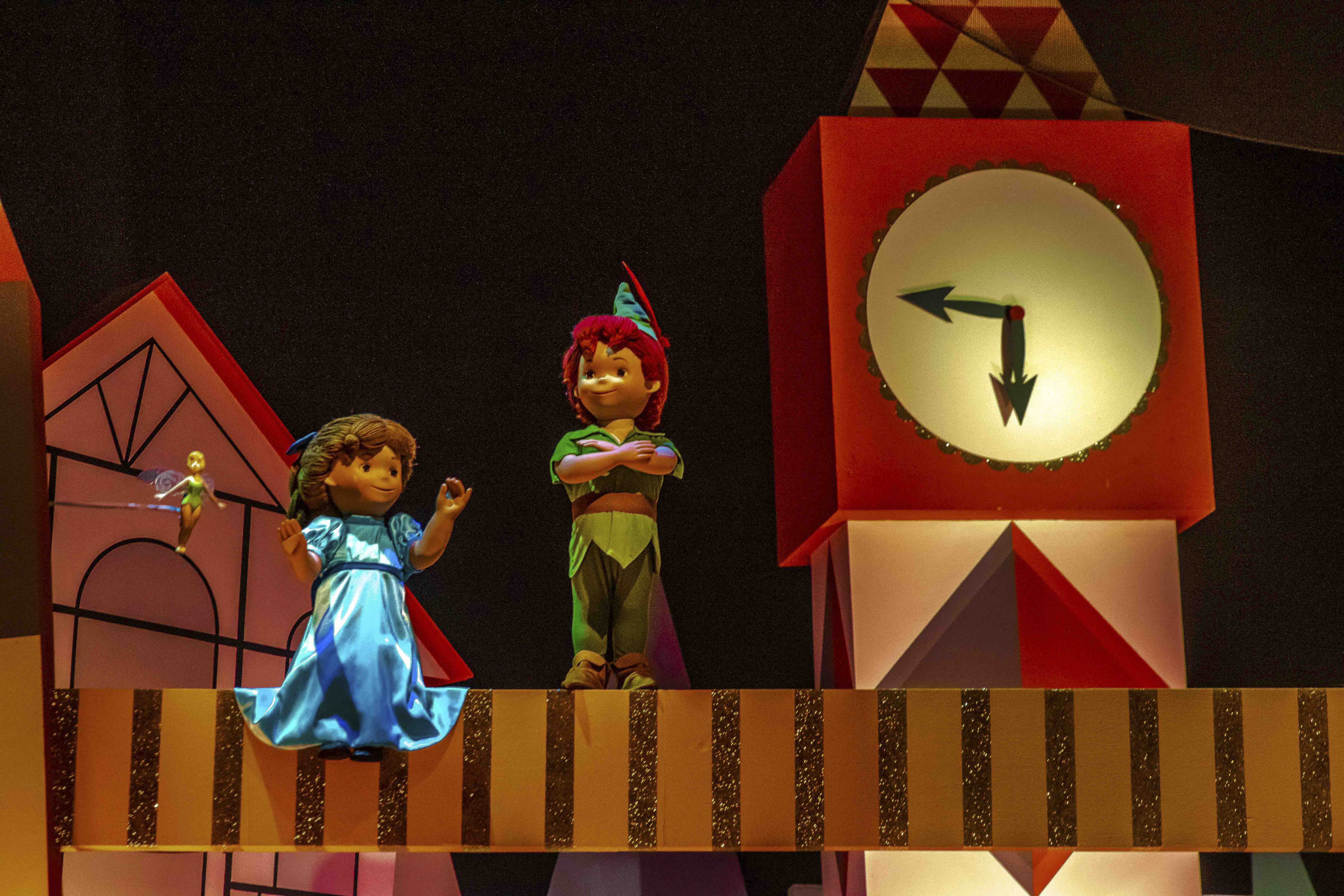 It's a Small World — Peter Pan, Wendy, and Tinker Bell dolls