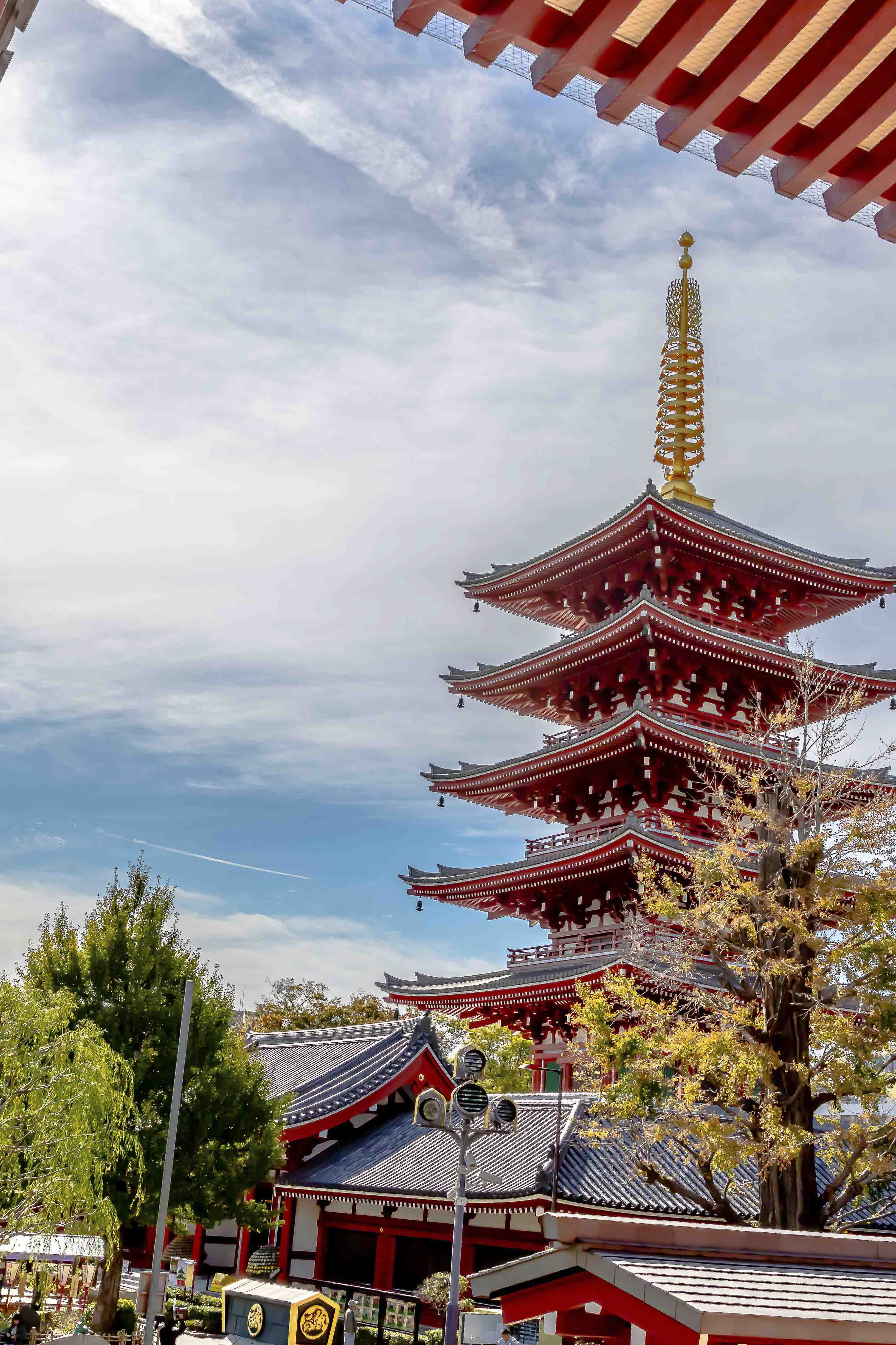 Five-Story Pagoda at Senso-ji Temple